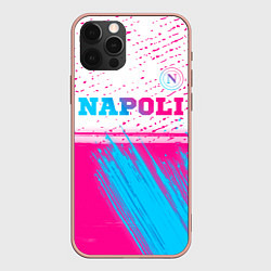 Чехол iPhone 12 Pro Max Napoli neon gradient style: символ сверху