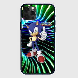 Чехол для iPhone 12 Pro Max Sonic - hedgehog - video game, цвет: 3D-черный