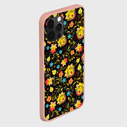 Чехол для iPhone 12 Pro Max Русский яркий узор, цвет: 3D-светло-розовый — фото 2