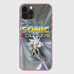 Чехол для iPhone 12 Pro Max Silver Hedgehog - Sonic - Video Game, цвет: 3D-малиновый