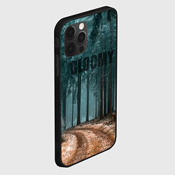Чехол для iPhone 12 Pro Max Мрачный Лес GLOOMY, цвет: 3D-черный — фото 2