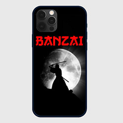 Чехол для iPhone 12 Pro Max Banzai - самурай, цвет: 3D-черный
