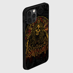 Чехол для iPhone 12 Pro Max Slipknot - death, цвет: 3D-черный — фото 2