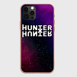 Чехол для iPhone 12 Pro Max Hunter x Hunter gradient space, цвет: 3D-светло-розовый