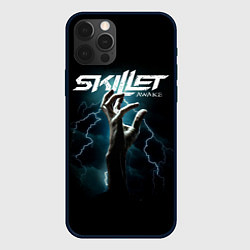 Чехол для iPhone 12 Pro Max Группа Skillet, цвет: 3D-черный