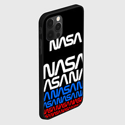 Чехол для iPhone 12 Pro Max Nasa gпаттерн, цвет: 3D-черный — фото 2