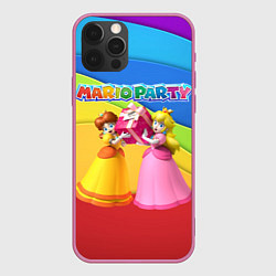 Чехол для iPhone 12 Pro Max Mario Party - Nintendo, цвет: 3D-малиновый