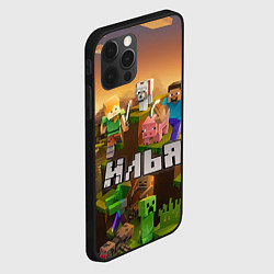 Чехол для iPhone 12 Pro Max Илья Minecraft, цвет: 3D-черный — фото 2