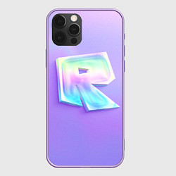 Чехол для iPhone 12 Pro Max Roblox gradient, цвет: 3D-сиреневый