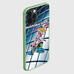 Чехол для iPhone 12 Pro Max Принцесса Персик гонщица - Mario Kart 8 Deluxe, цвет: 3D-салатовый — фото 2