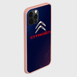 Чехол для iPhone 12 Pro Max Citroёn абстракция неон, цвет: 3D-светло-розовый — фото 2