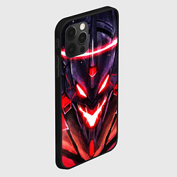 Чехол для iPhone 12 Pro Max Evangelion: Eva 01, цвет: 3D-черный — фото 2