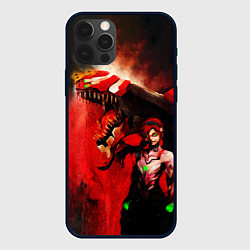 Чехол для iPhone 12 Pro Max Neon Genesis Evangelion Unit-02, цвет: 3D-черный