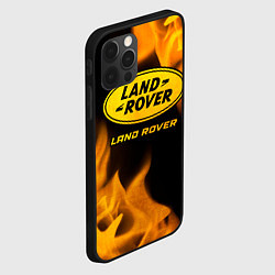 Чехол для iPhone 12 Pro Max Land Rover - gold gradient, цвет: 3D-черный — фото 2