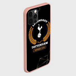 Чехол для iPhone 12 Pro Max Лого Tottenham и надпись legendary football club н, цвет: 3D-светло-розовый — фото 2