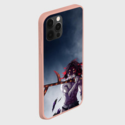 Чехол для iPhone 12 Pro Max Кокушибо, цвет: 3D-светло-розовый — фото 2