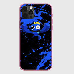 Чехол для iPhone 12 Pro Max Радужные друзья: Синий, цвет: 3D-малиновый