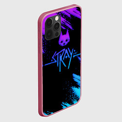Чехол для iPhone 12 Pro Max Stray game neon, цвет: 3D-малиновый — фото 2