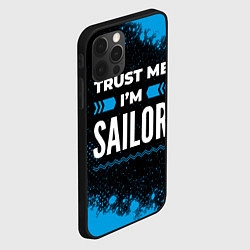 Чехол для iPhone 12 Pro Max Trust me Im sailor dark, цвет: 3D-черный — фото 2