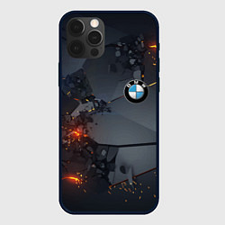 Чехол для iPhone 12 Pro Max BMW explosion, цвет: 3D-черный