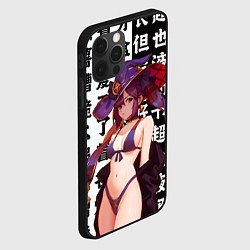 Чехол для iPhone 12 Pro Max Мона в купальнике - Genshin Impact, цвет: 3D-черный — фото 2