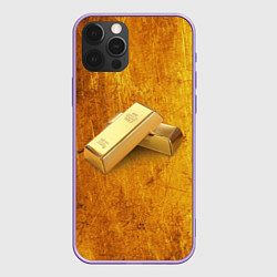 Чехол для iPhone 12 Pro Max The Gold, цвет: 3D-сиреневый
