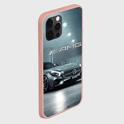 Чехол для iPhone 12 Pro Max Mercedes AMG - Motorsport, цвет: 3D-светло-розовый — фото 2