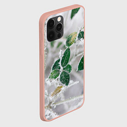 Чехол для iPhone 12 Pro Max Green winter, цвет: 3D-светло-розовый — фото 2