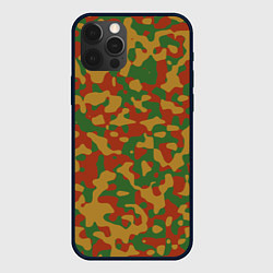 Чехол для iPhone 12 Pro Max Камуфляж WW2 German, цвет: 3D-черный