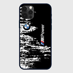 Чехол для iPhone 12 Pro Max BMW M Power - pattern, цвет: 3D-черный