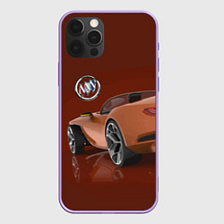 Чехол для iPhone 12 Pro Max Buick wild cat - concept, цвет: 3D-сиреневый