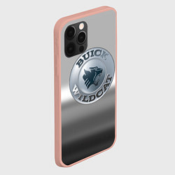 Чехол для iPhone 12 Pro Max Buick Wildcat - emblem, цвет: 3D-светло-розовый — фото 2