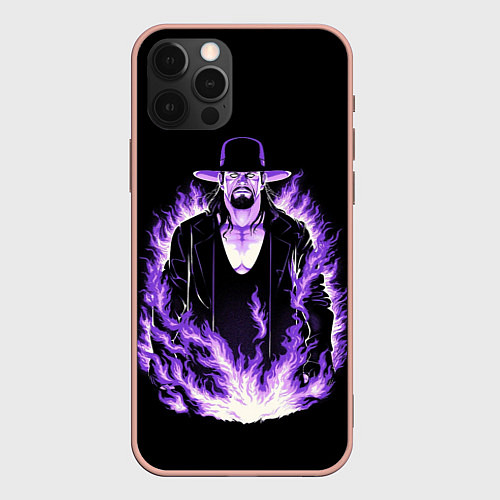 Чехол iPhone 12 Pro Max The phenom undertaker / 3D-Светло-розовый – фото 1