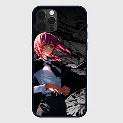 Чехол для iPhone 12 Pro Max Демон контроля : Человек бензопила, цвет: 3D-черный