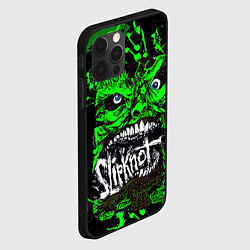 Чехол для iPhone 12 Pro Max Slipknot - green monster по, цвет: 3D-черный — фото 2