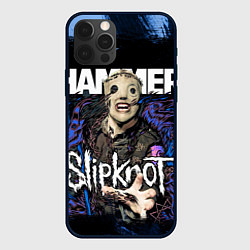 Чехол для iPhone 12 Pro Max Slipknot hammer blue, цвет: 3D-черный