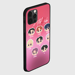 Чехол для iPhone 12 Pro Max Chibi Stray Kids, цвет: 3D-черный — фото 2