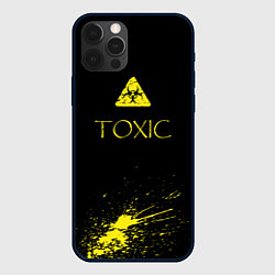 Чехол для iPhone 12 Pro Max TOXIC - Биологическая опасность, цвет: 3D-черный