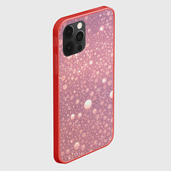 Чехол для iPhone 12 Pro Max Pink bubbles, цвет: 3D-красный — фото 2