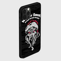 Чехол для iPhone 12 Pro Max Water Santa, цвет: 3D-черный — фото 2