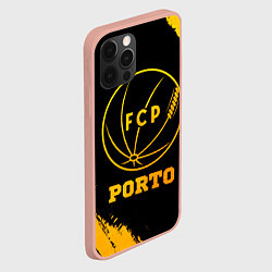 Чехол для iPhone 12 Pro Max Porto - gold gradient, цвет: 3D-светло-розовый — фото 2