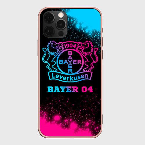 Чехол iPhone 12 Pro Max Bayer 04 - neon gradient / 3D-Светло-розовый – фото 1