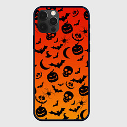 Чехол для iPhone 12 Pro Max НАСТРОЕНИЕ Halloween, цвет: 3D-черный