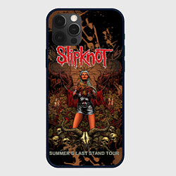 Чехол для iPhone 12 Pro Max Slipknot satan girl, цвет: 3D-черный