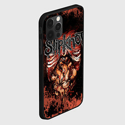 Чехол для iPhone 12 Pro Max Slipknot horror, цвет: 3D-черный — фото 2