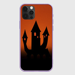 Чехол для iPhone 12 Pro Max Halloween - замок ведьм, цвет: 3D-сиреневый