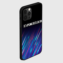 Чехол для iPhone 12 Pro Max Evangelion stream, цвет: 3D-черный — фото 2