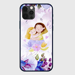 Чехол для iPhone 12 Pro Max Подарок любимой мамочке!, цвет: 3D-черный