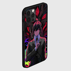Чехол для iPhone 12 Pro Max Аки Хаякава и демон лис, цвет: 3D-черный — фото 2