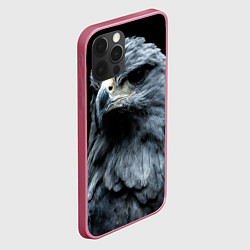 Чехол для iPhone 12 Pro Max Oрёл, цвет: 3D-малиновый — фото 2